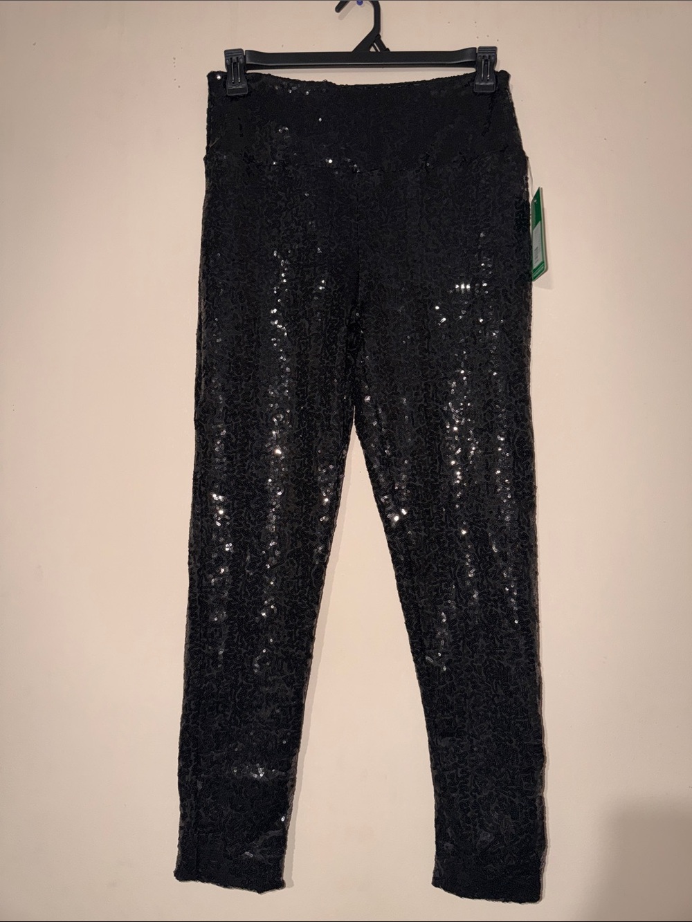 NWT Black Sequin Leggings - Sparkle Stretch Bottoms